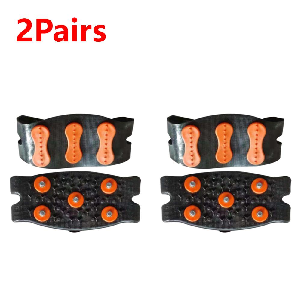 5 Stud Climbing Crampons Anti Slip Gripper Unisex Shoe Spikes Lightweight Foldable Extreme Mountain Climbing Traction Gear