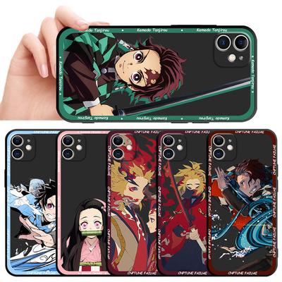 Tpu Soft Phone Case For Apple Iphone 14 Pro Max 11 Se 12 Mini 13 Pro 8 Plus 7 6s Xs X Xr 13mini Cover Japan Demon Slayer Shell