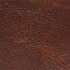Pearl Genuine Leather Eyeglass Case with Magnetic Button Semi-Hard Closure, Brown, HFD-18