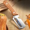 2-in-1 Edelstahl Sparschäler Messer - Multifunktion zum Schälen und Schneiden von Obst und Gemüse Haushaltsküche Professionelles Küchenwerkzeug