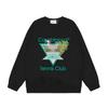 Unisex Oversized Cotton Graphic Print Crewneck Sweatshirt Winter Casual Wear