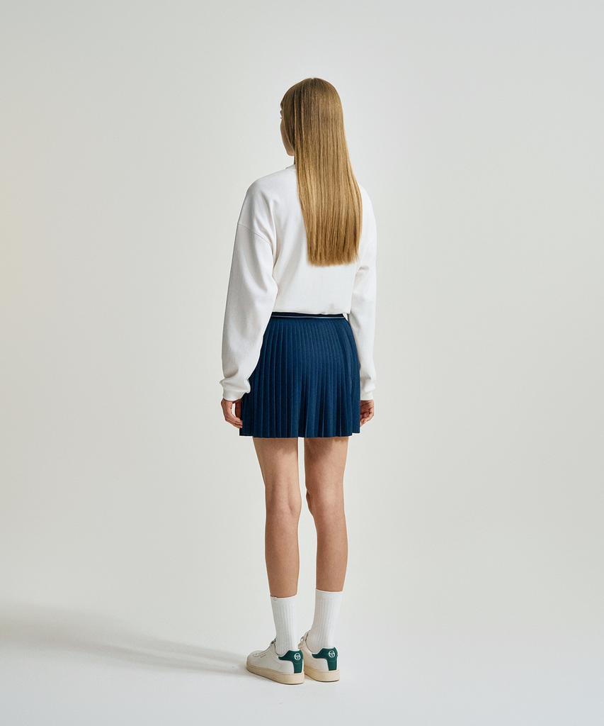 SERGIO TACCHINI W Flying Small Pleated Skirt (Navy)