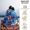 1pc, Aladdin-Inspired Home Decor: Magical Genie Sofa Blanket A Cozy Gift for Bedroom, Living Room, Travel, Camping, Car
