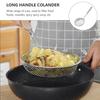 1Pcs Stainless Steel Strainer Skimmer Long Handle Oil Filter Spoon Kitchen Gadget Food Grade Colander for Frying Noodles