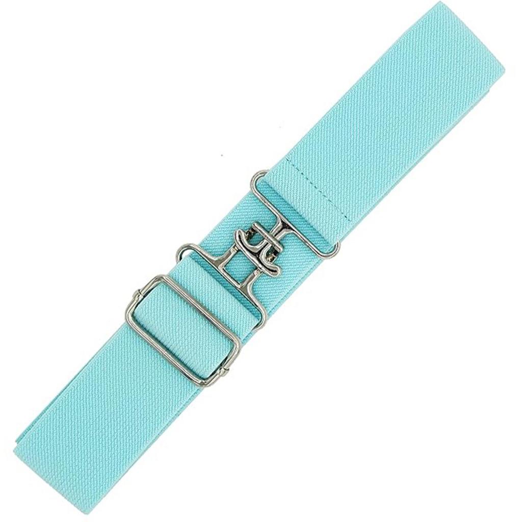 Elastic Equestrian Belt With Shark Buckle For Men And Women Adjustable Length For Horse Riding And Outdoor Activity