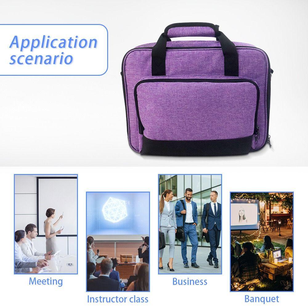 Portable Projector Storage Bag Business Style Projector Protect Case Electronic Equipment Storage