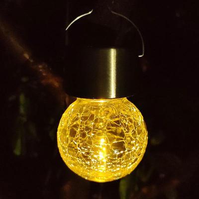 Crack Hanging Solar Lanterns for Outdoor Garden Decoration, Waterproof Yard Lights