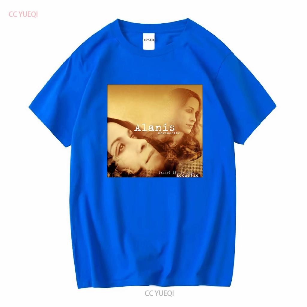 Alanis Morissette T Shirt Father day gift new best Dad vintage Washed Casual Stretched Slightly homme Breathable Stylish