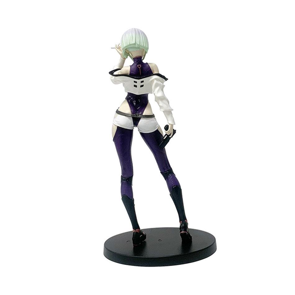 22cm Cyberpunk Edgerunners Anime Figure Hacker Edge Walker Lucy Action Figure Collection Model Doll Toy