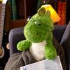 Cute Green Dinosaur Plushie With Avocado Backpack Bag Stuffed Forest Wild Animals Cuddly Plush Toy Doll Gift For Boy Birthday