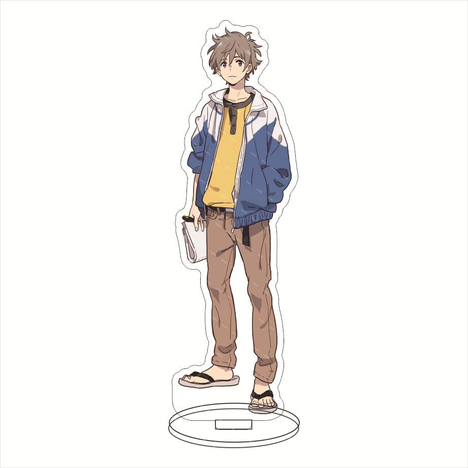 BL Anime Figure Acrylic Stand Seaside Stranger Yaoi Mio and Shun Boys Love Model Action Ornament Figurines For Desk Decoration