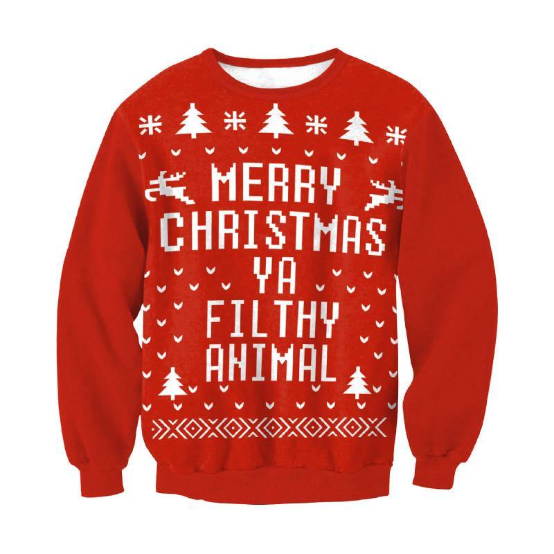 Christmas Reindeer Hoodie Sweatshirt With 3d Print For Holiday Casual Wear Men