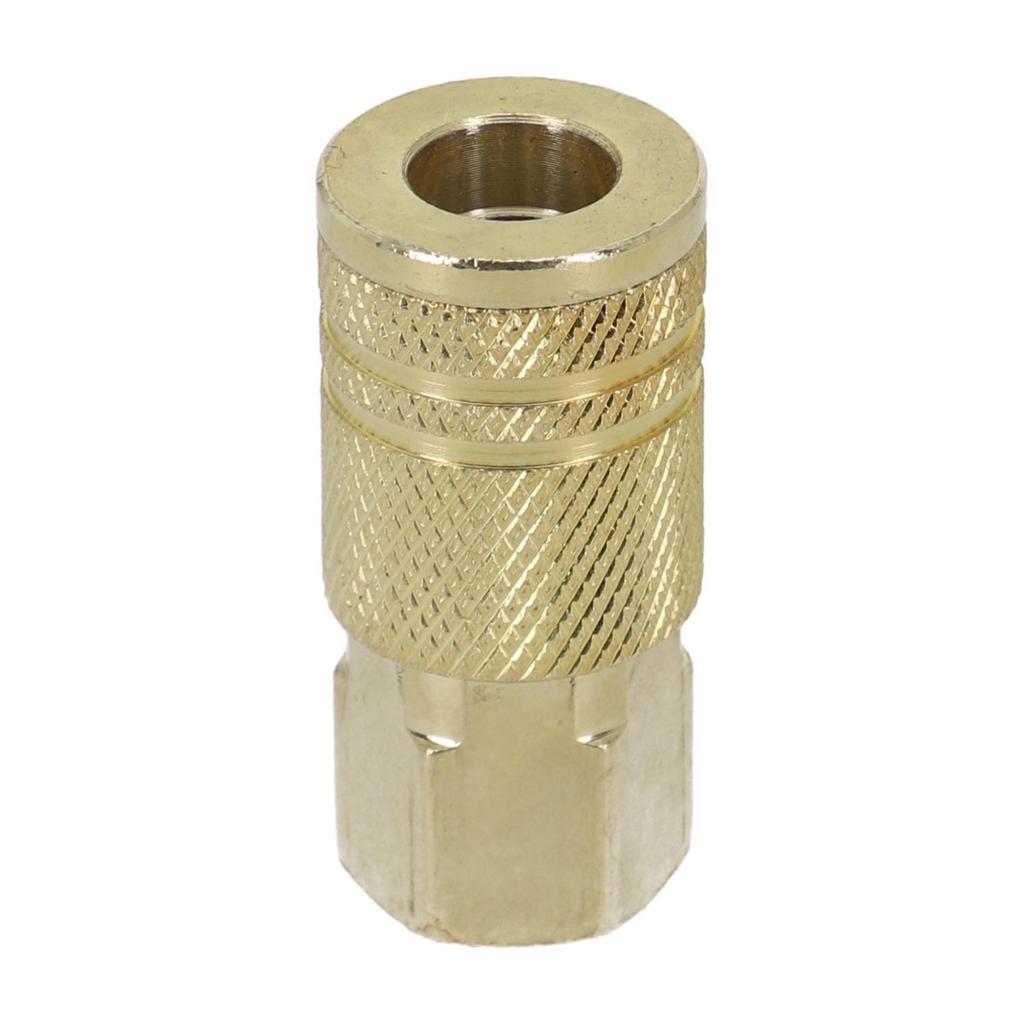 Pneumatic Fitting Copper Plated Coupling Connector Coupler