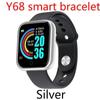 Y68 Çocuk Renkli Ekran Akıllı Spor Bilezik Su Geçirmez Kan Basıncı Nabız Alarmı Spor Bileklik Akıllı Android Akıllı Bilezik
