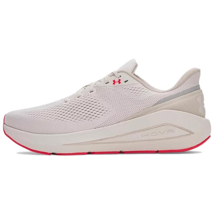 Under Armour Sonic 7 Fashion Sports Fabric Durable Low-Top Running Shoes Men Sneakers Beige 3028002-111