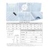 [ON NISHIKI] Women's Pajamas, Summer, Short Sleeves, Ruffle Sleeves, 100% Cotton, Cool, Dobby Material, Skin-friendly, Open Front, Top and Bottom