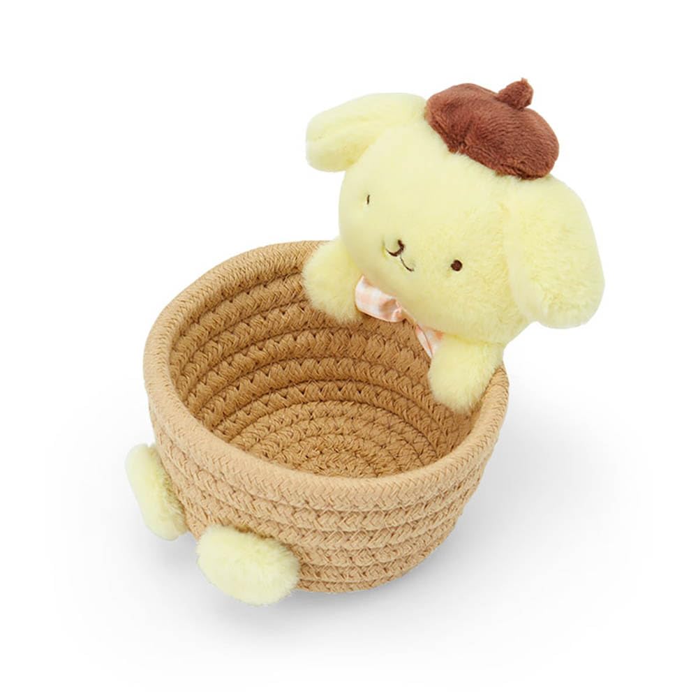 Sanrio Pompompurin Rope Basket with Mascot 886149 (Small)