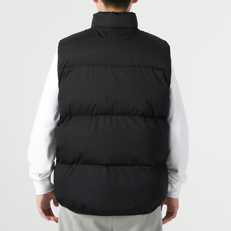Nike Club Vests Men's Black Stand Collar Moderate Other (Unisex) Vests FB7374 010