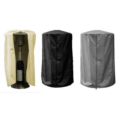 Funda Protectora para Calentador de Patio de Pie de Alta Resistencia con Cremallera (Beige/Negro/Gris)