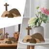 Tomba vuota rappresenta la decorazione della resurrezione nelle scene pasquali Decorazioni in legno Decorazione delle attività della festa della famiglia