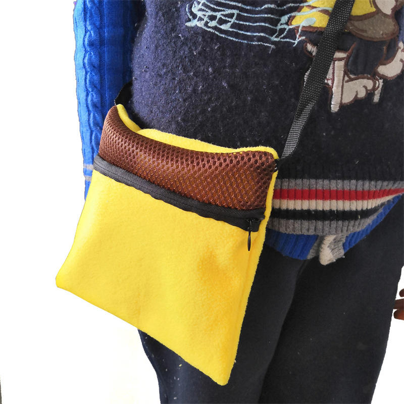 1pc Small Pet Carrier Bag Hamster Harness Bag Hamster Sleeping Bag Double Layer Plush Warm Comfortable Winter Supplies Suitable for Hamsters Gerbils