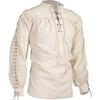 Fashion Men Bandage Long Sleeve Medieval Renaissance Shirt Gothic Man Warrior   Plus Size