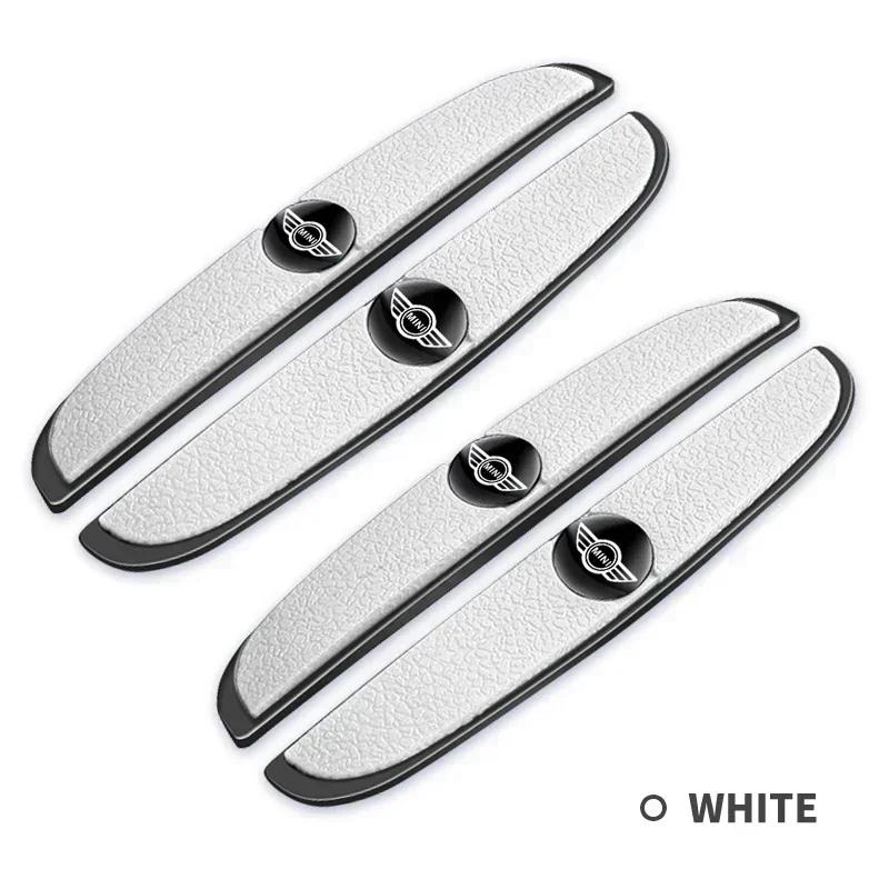 4 Stück Auto Türschutz Gummi Türkantenschutz Kratzfest Stoßstangenleiste für BMW MINI Cooper One S Countryman Clubman JCW R50 R55 R56
