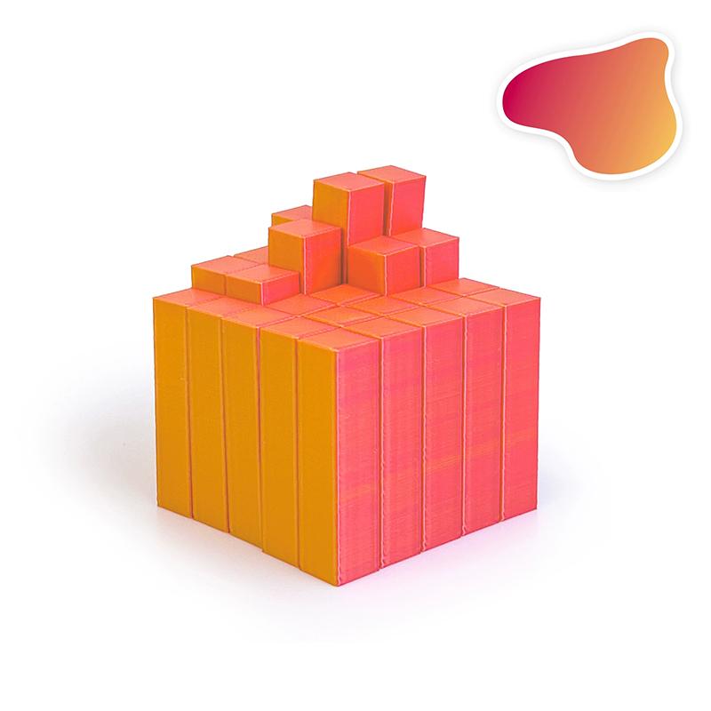 3D-печать Волшебный куб 5x5 Цветной Волшебный куб Игрушка для снятия стресса Веселые игрушки-непоседы Для детей и взрослых Светящийся в темноте Настольное украшение