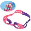 Kids Swimming Goggles High Definition Leak Proof Anti Fog Adjustable Swim Glasses for Boys and GirlsPurple Pink