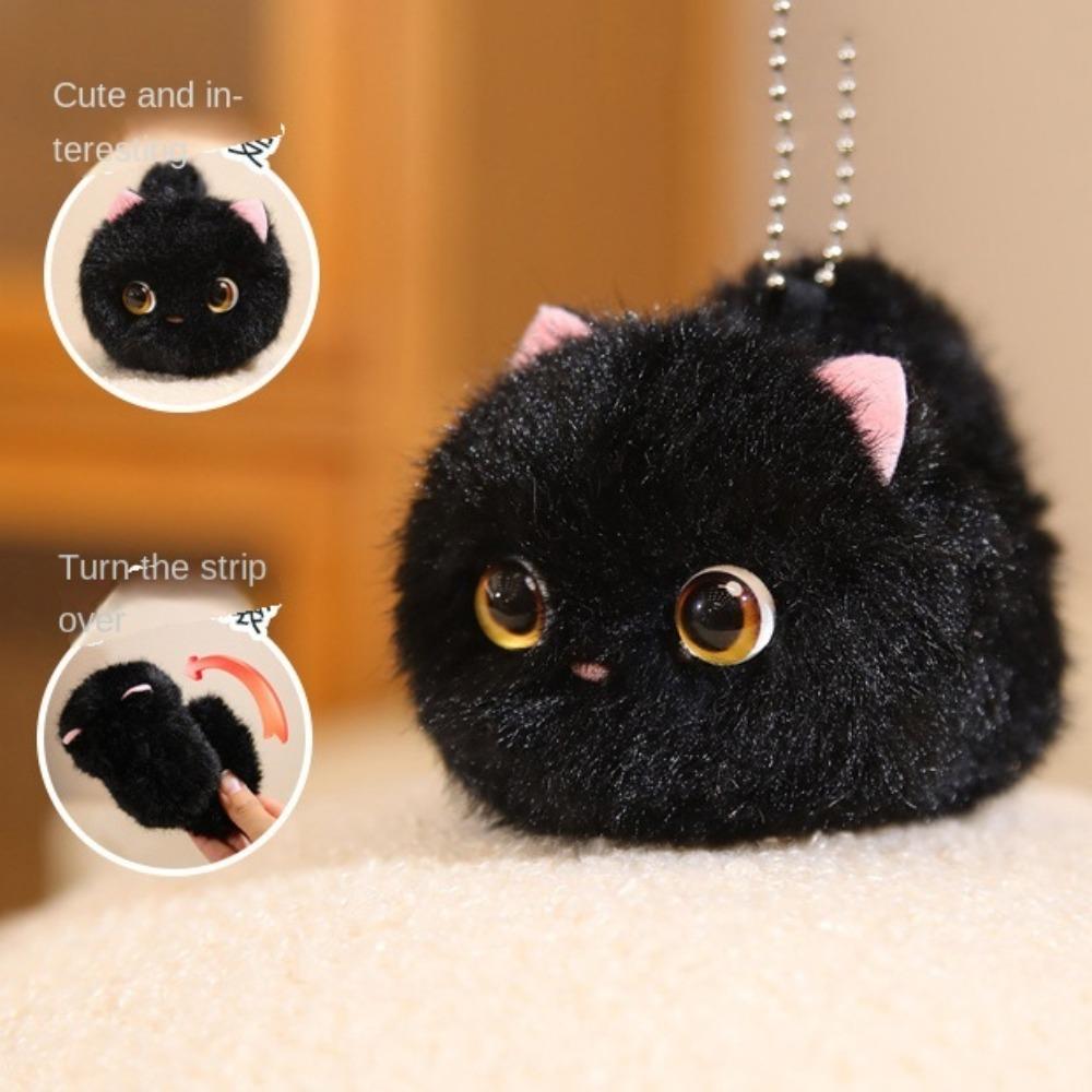 

Interactive Design Simulation Clockwork Cat Rotating Tail Rolling Cat Interactive Play чёрный