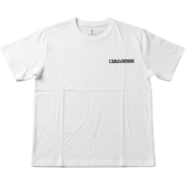 Converse T Shirts Unisex White Crew Neck Moderate UCK033-W2Y L