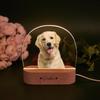 Personalized Pet Memorial LED Plaque Custom Photo and Name Wooden Stand Light Loss Dog Cat Sympathy Gift Home Bedroom Decor
