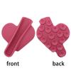 Silicone Phone Lipstick Holder Heart Shaped Mobile Phone Case Lip Glaze Back Stick Holder Accessories Stick Protective Case