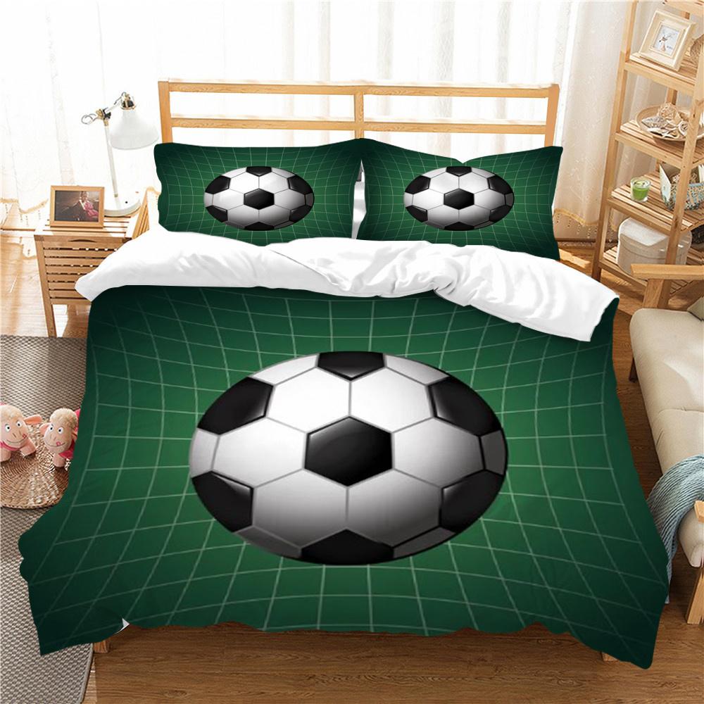 Football Bedding Cover Set with Pillowcase Fashion Cover Teen Children Luxury Home Bed Set Highend Duvet Cover