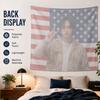 K-Pop Idol Tapestry flat print American Flag Stars Stripes Wall Hanging for Teen Bedroom Dorm Living Room Fan Gift