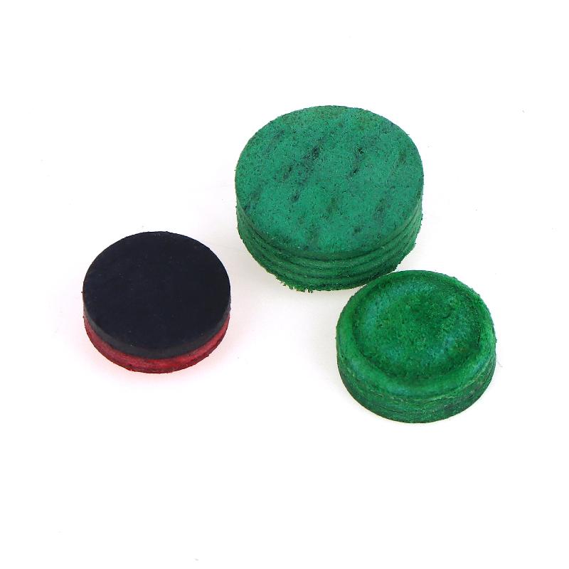 1/3/5Pcs Multi Layer Red Black/Green Leather Of 11mm 12mm 14mm Snooker Nine Ball Accessories Professional Billiard Pool Cue Tips