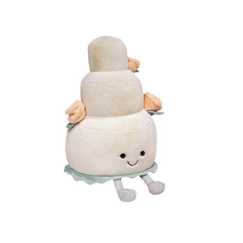 Adorable Birthday Cake Plush Toy Doll - Fun Ramen Prank Gift for Kids