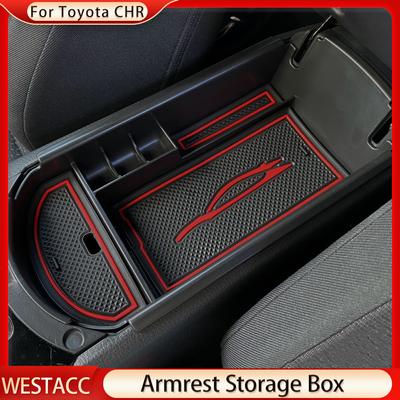 Car Center Console Armrest Box Storage Box for Toyota C-HR CHR 2016 -  Organizer Container Holder Tray