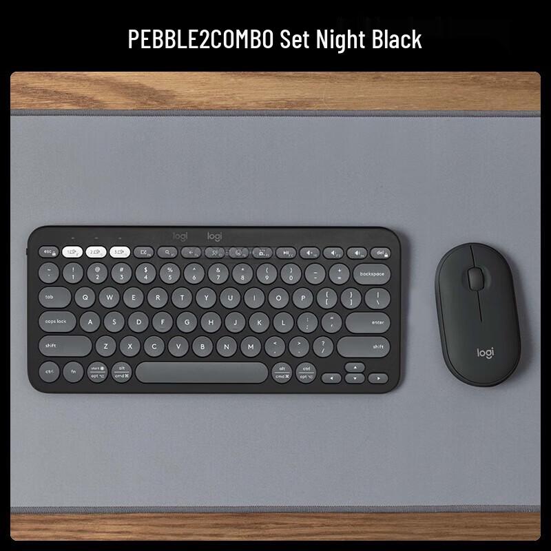 

Logitech Pebble 2 Combo Silent Bluetooth Keyboard and Mouse Set