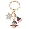 Santa Claus & Candy Christmas Tree Keychain Pendant - Cute Holiday Gift
