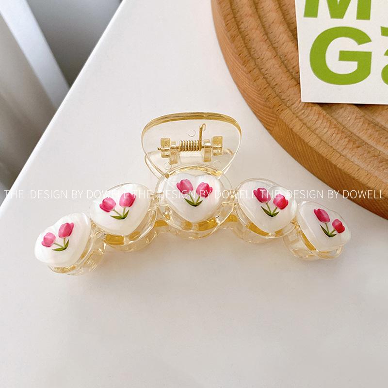 Tulip Stunning Flower Hair Claw Clip For Women Perfect For Looks Stylish