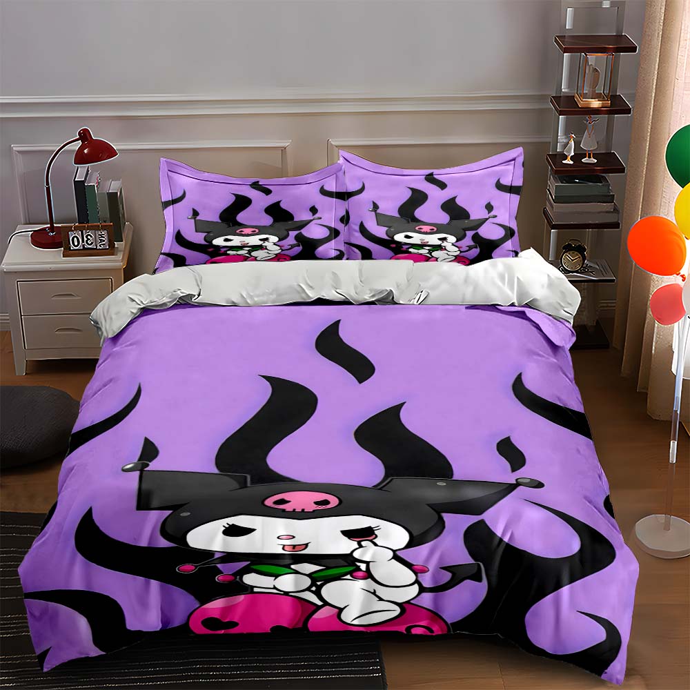 

Animated character design. Bedding Duvet cover sets Duvet covers Pillowcases gifts (1 * Duvet Cover 2 * Pillowcases, without duvet insert) 135x200cm