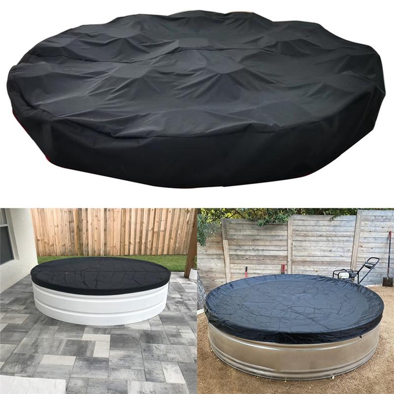 A72U Pool Cover Above Ground Safety Swimming Pool Covers Waterproof Pool Blanket Covers For Round Inflatable Pool