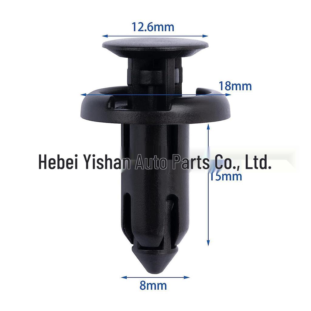 Klips nadkola wewnętrznego 8mm i klamra zderzaka dla Toyota/Nissan - Dekoracja boczna i ochrona