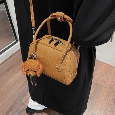 Portable Shell Bag Women's 2025 Winter New Simple and Versatile Shoulder Bag Wholesale Small Square Bag Women's Trend Messenger Bag