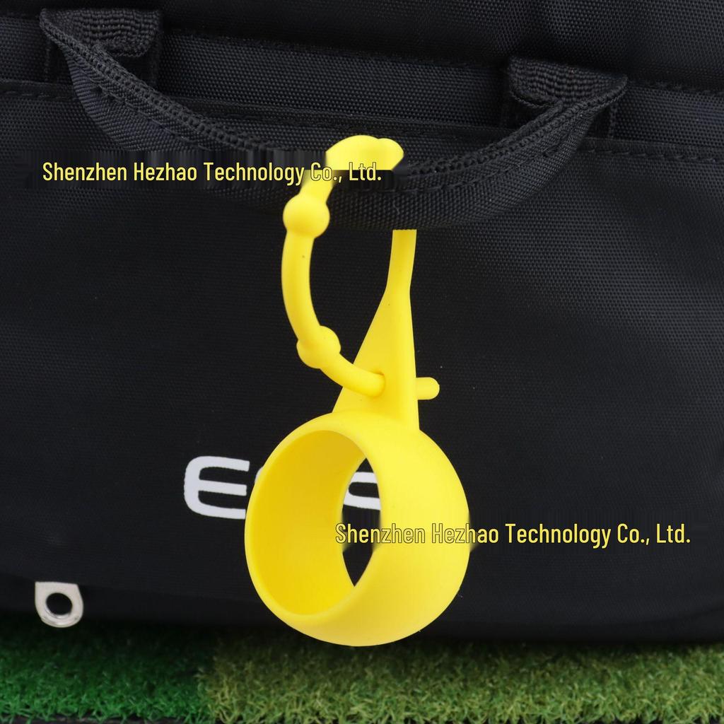 Mini Waist Golf Ball Pouch - PU Leather & Polyester, Portable Storage, Multiple Styles