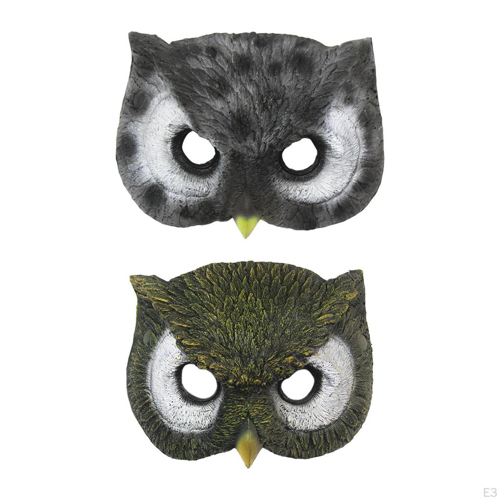 3D Owl Masks Animal Mask Cosplay Clothes Decor Props Fancy Dress Eyemask Half Face for Men
