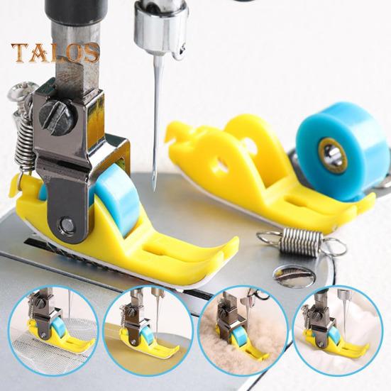 Rollsaum-Nähfuß für Nähmaschinen, unsichtbarer Reißverschluss, Saum-Nähfuß mit Rollsaumfuß für Heim- und Industrienäharbeiten
