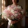 20 Mazzi di Fiori Rosa e Bianchi, Fiori Artificiali al Tatto Realistico, Centrotavola per Anniversari, Matrimoni, Fidanzamenti, Hotel, Giardini