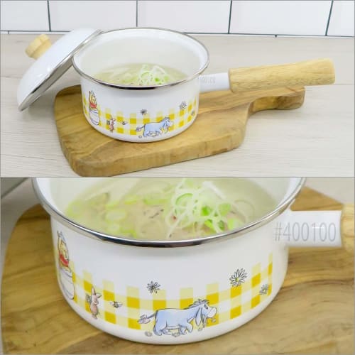 Fuji Enamel Winnie the Pooh 14cm Saucepan DYP-14S